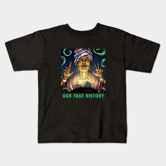 Voodoo Queen Marie Laveau Kids T-Shirt by Our Fake History